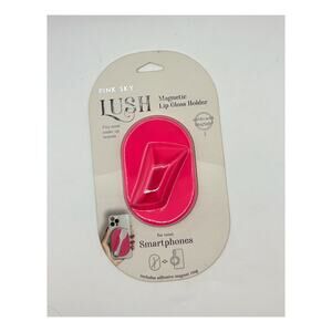 Pink Sky LUSH Magnetic Lip Gloss Holder MagSafe Phone Hot Pink NEW
